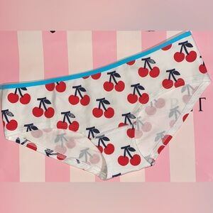 New Vintage Victoria's Secret PINK Hipster Panty Y2K pink vintage panties Cherry